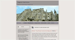 Desktop Screenshot of gregorian-chant-hymns.com